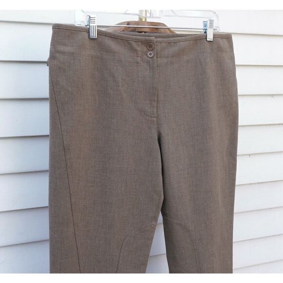 Talbots Brown Twill Stretch Equestrian Riding Pants - Picture 3 of 10